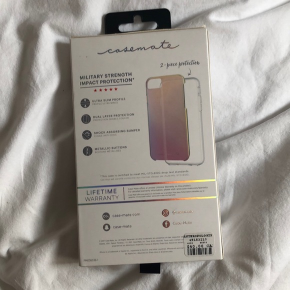 CASEMATE iridescent iphone 8/7/6 case - Picture 2 of 2